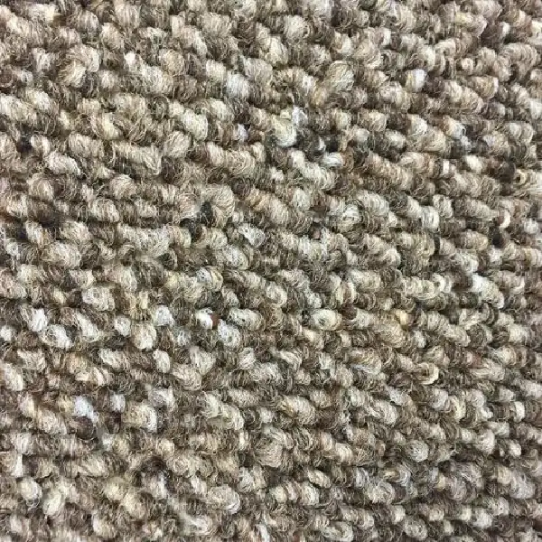 brown and white mottled carpet texture.