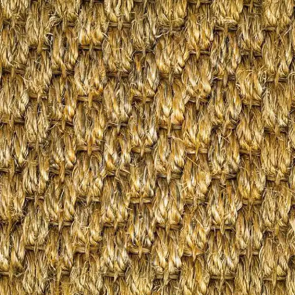 Close-up of Oriental natural sisal texture.