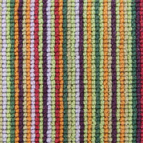 Close-up of Summer Garden striped stair runner texture. (1)
